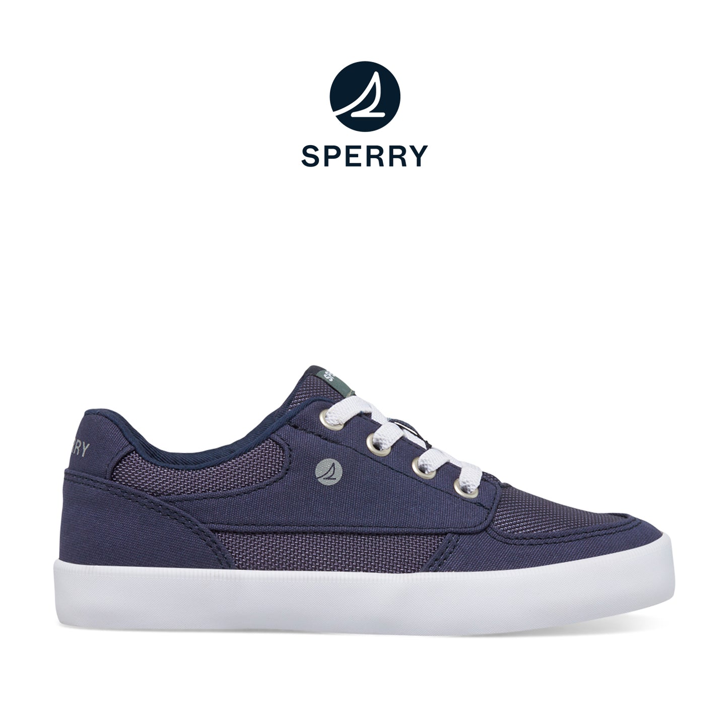 Sperry Kid's Boardwalk Washable Sneakers - Navy (SCK267525)