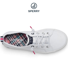 Load image into Gallery viewer, Sperry Kid&#39;s Girls Crest Vibe Sneaker White (STK163048)
