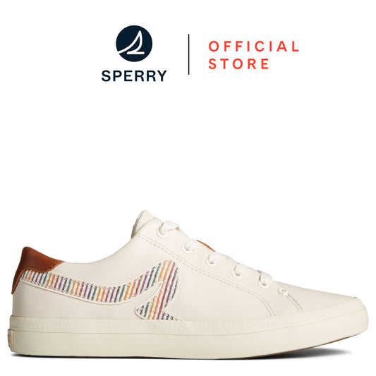 Sperry Women's Sandy LTT Pride Sneaker White (STL25618)