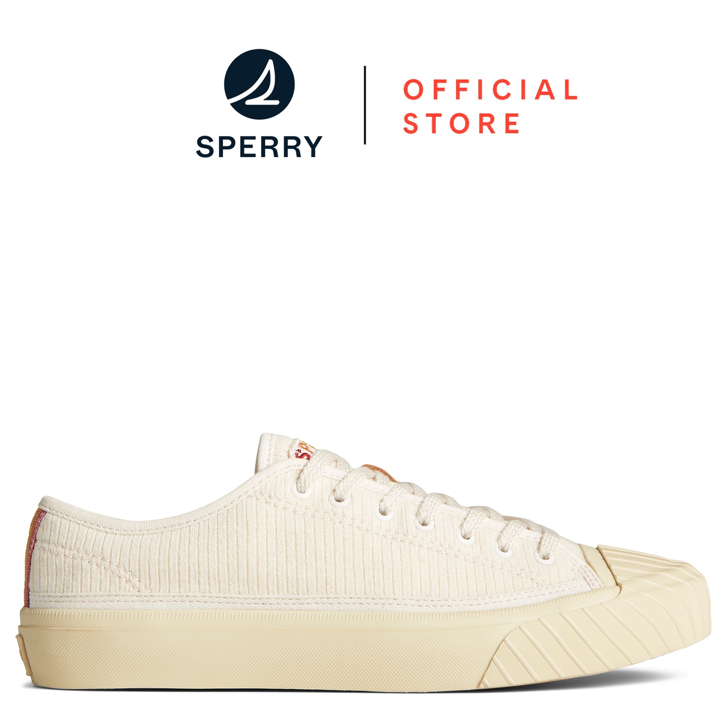 Sperry Women's Racquet Oxford Pride Sneaker White (STL25663)