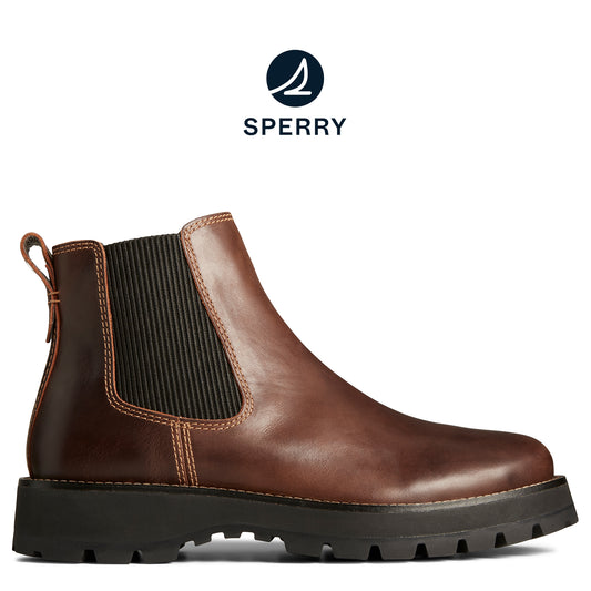 Sperry Women's Mountain Sided Chelsea Boots Brown (STL25843)