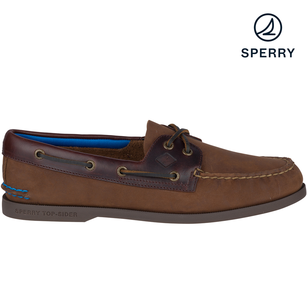 Sperry Women's Authentic Original Plush Boat Shoe - Brown/Buck (STS19264)