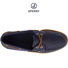 Load image into Gallery viewer, Men&#39;s Authentic Original 2-Eye Richtown Navy Boat Shoes (STS19332)
