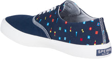 Load image into Gallery viewer, Sperry Men&#39;s Captain’s Prep Flag Sneaker - Navy (STS19343)
