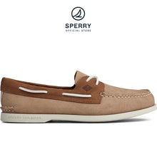 Load image into Gallery viewer, Sperry Men&#39;s Authentic Original PLUSHWAVE Washable Boat Shoe - Tan/Brown (STS21706)
