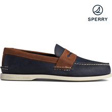 Load image into Gallery viewer, Men&#39;s Authentic Original Penny Wild Horse Loafer - Navy/Sonora (STS22015)
