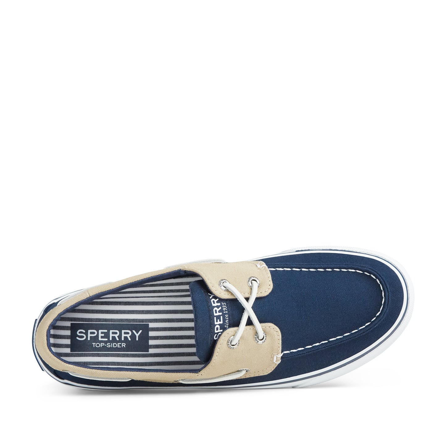 Sperry Men's Bahama II Saturated Sneakers - Navy/Khaki (24F000510)