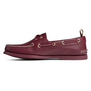 Sperry Women's Authentic Original Varsity Boat Shoe - Burgundy (STS22973)