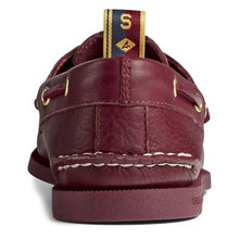 Load image into Gallery viewer, Women&#39;s Authentic Original Varsity Boat Shoe - Burgundy (STS22973)
