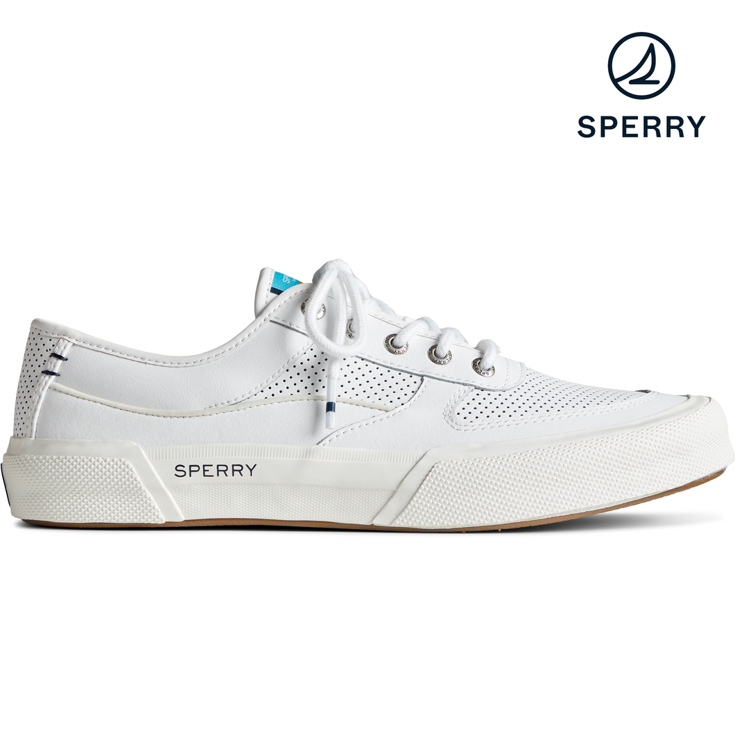 Sperry Men's Soletide Leather Sneaker - White (STS23167)