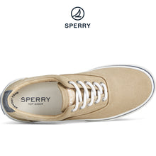Load image into Gallery viewer, Sperry Men&#39;s Halyard Saltwashed Sneaker - Khaki (STS23583)

