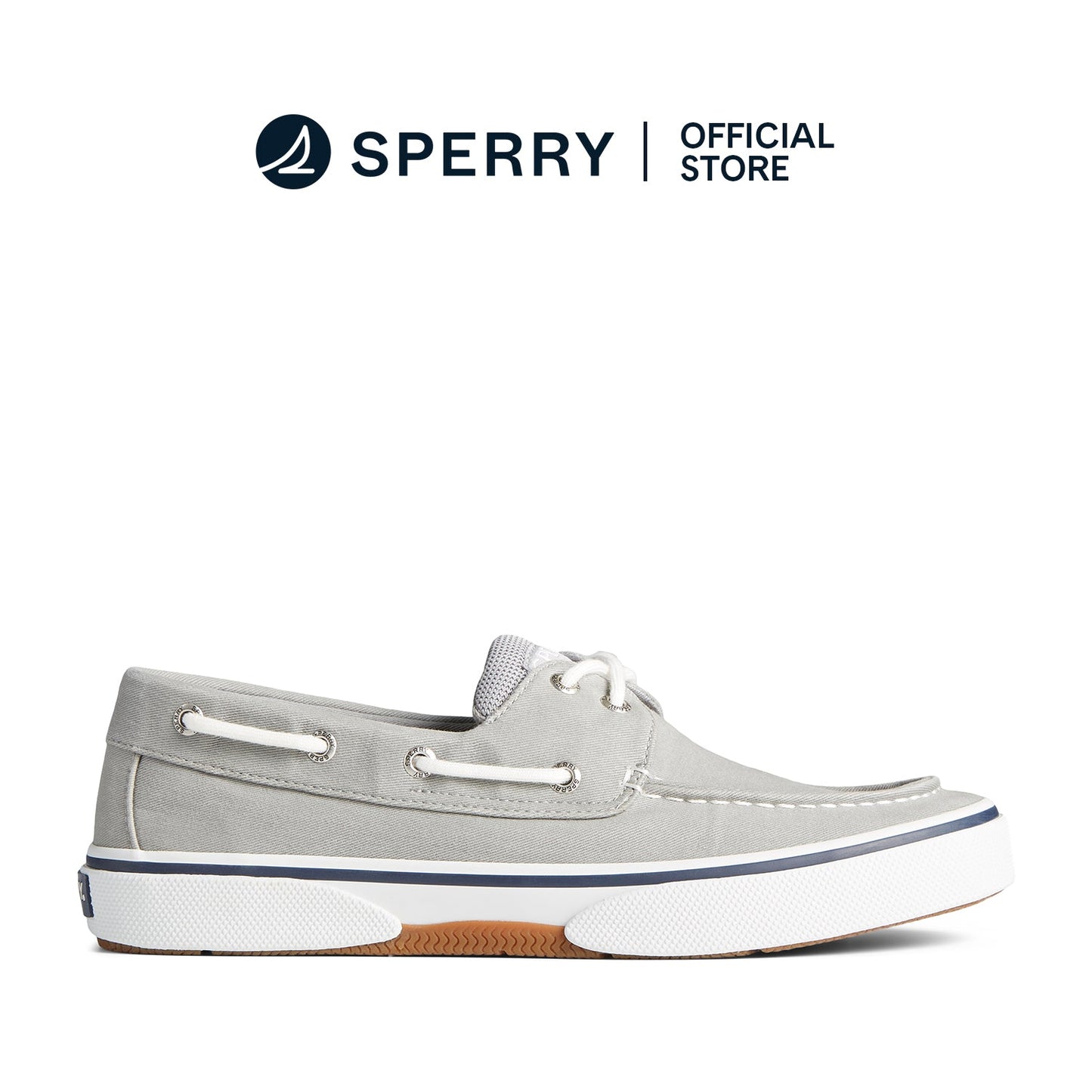 Sperry Men's Halyard 2-Eye Saltwashed Sneakers - Grey (M139351010)