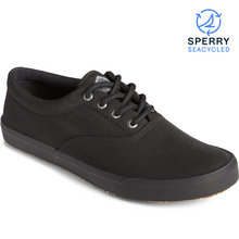 Load image into Gallery viewer, Sperry Men&#39;s Striper II CVO SeaCycled Sneaker - Black (STS23759)
