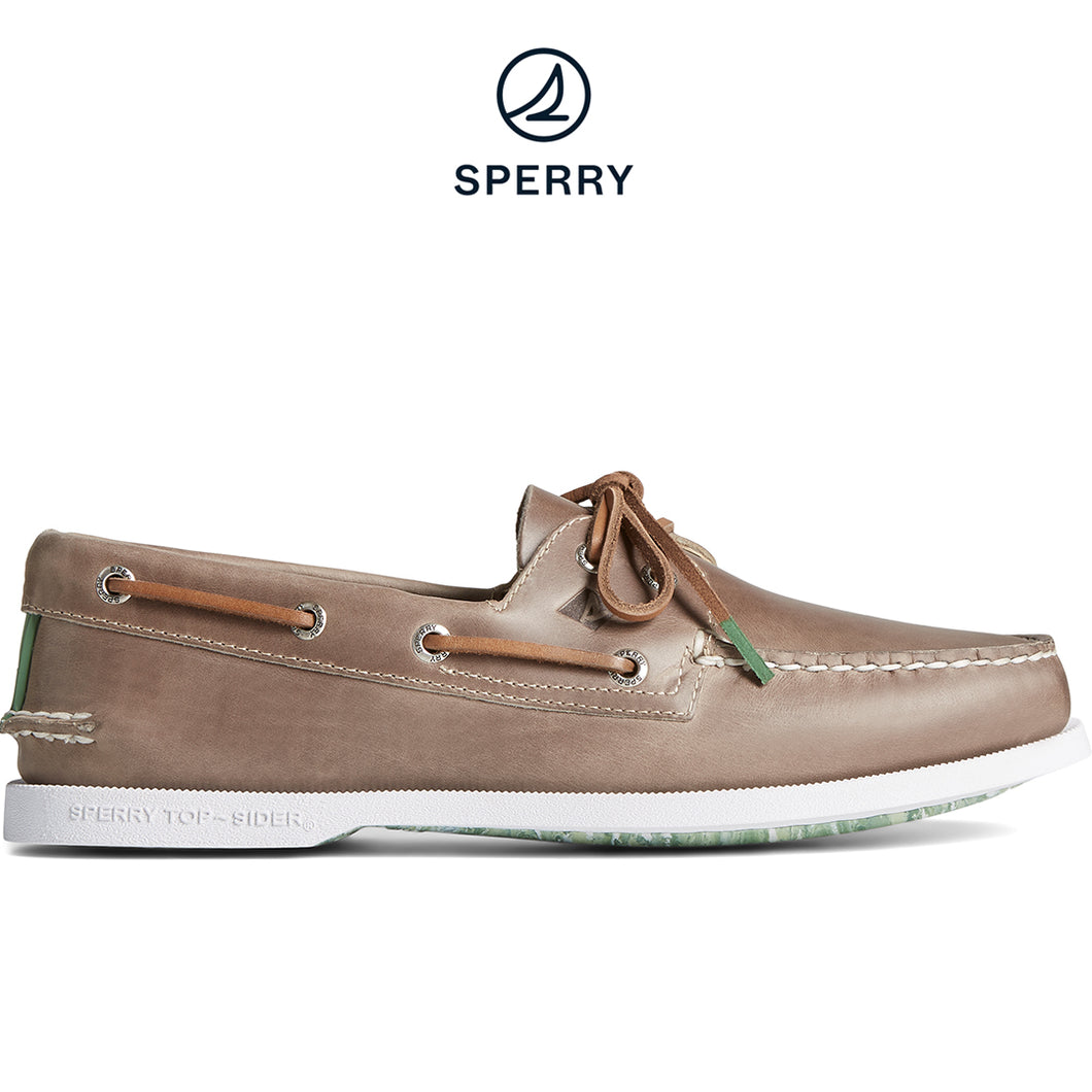 Sperry Men's Authentic Original Pullup Boat Shoe - Taupe (STS23932)