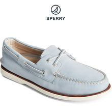 Load image into Gallery viewer, Sperry Men&#39;s Gold Cup Authentic Original Cross Lace Nubuck Boat Shoe - Blue (STS24013)
