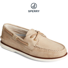 Load image into Gallery viewer, Sperry Men&#39;s Gold Cup Authentic Original Cross Lace Nubuck Boat Shoe - Cream (STS24014)
