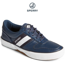 Load image into Gallery viewer, Sperry Men&#39;s Halyard Retro Sneaker - Navy (STS24066)
