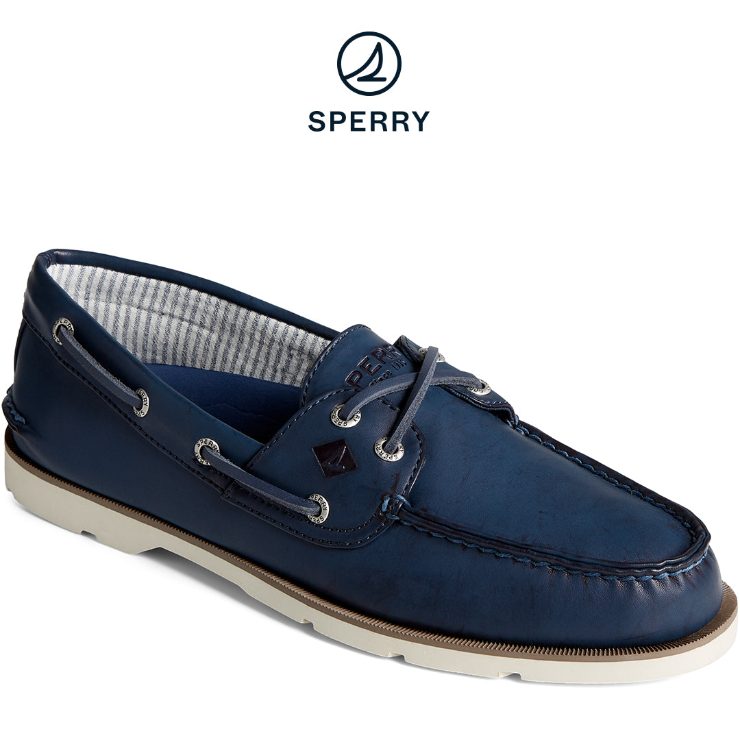 Sperry Men's Leeward Boat Shoe Navy (STS24103)