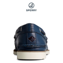 Load image into Gallery viewer, Sperry Men&#39;s Leeward 2-Eye Synthetic Leather Boat Shoe - Navy (STS24103)
