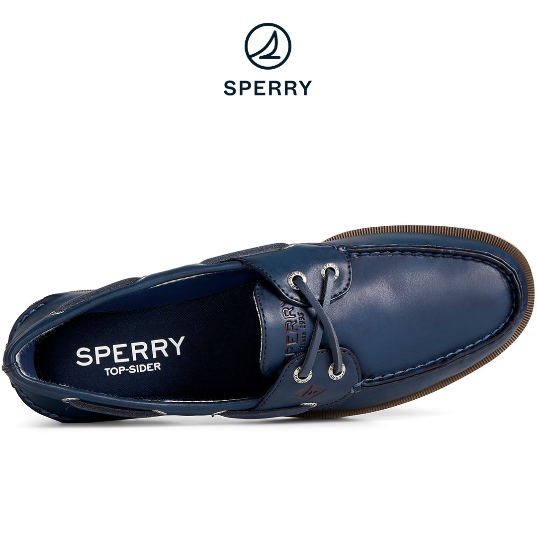 Sperry Men's Leeward Boat Shoe Navy (STS24103)