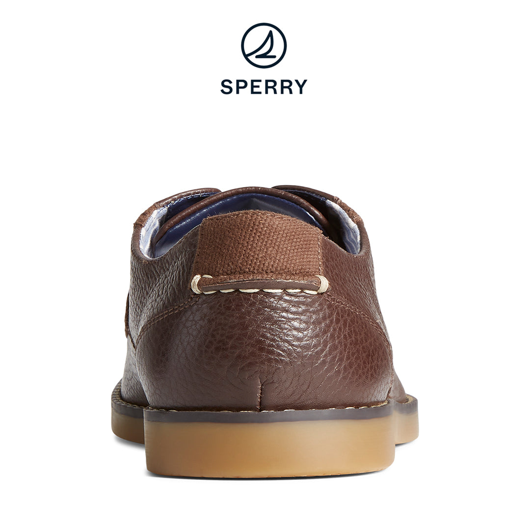 Sperry Men's Newman Tumbled Leather Oxford Brown (STS24124)