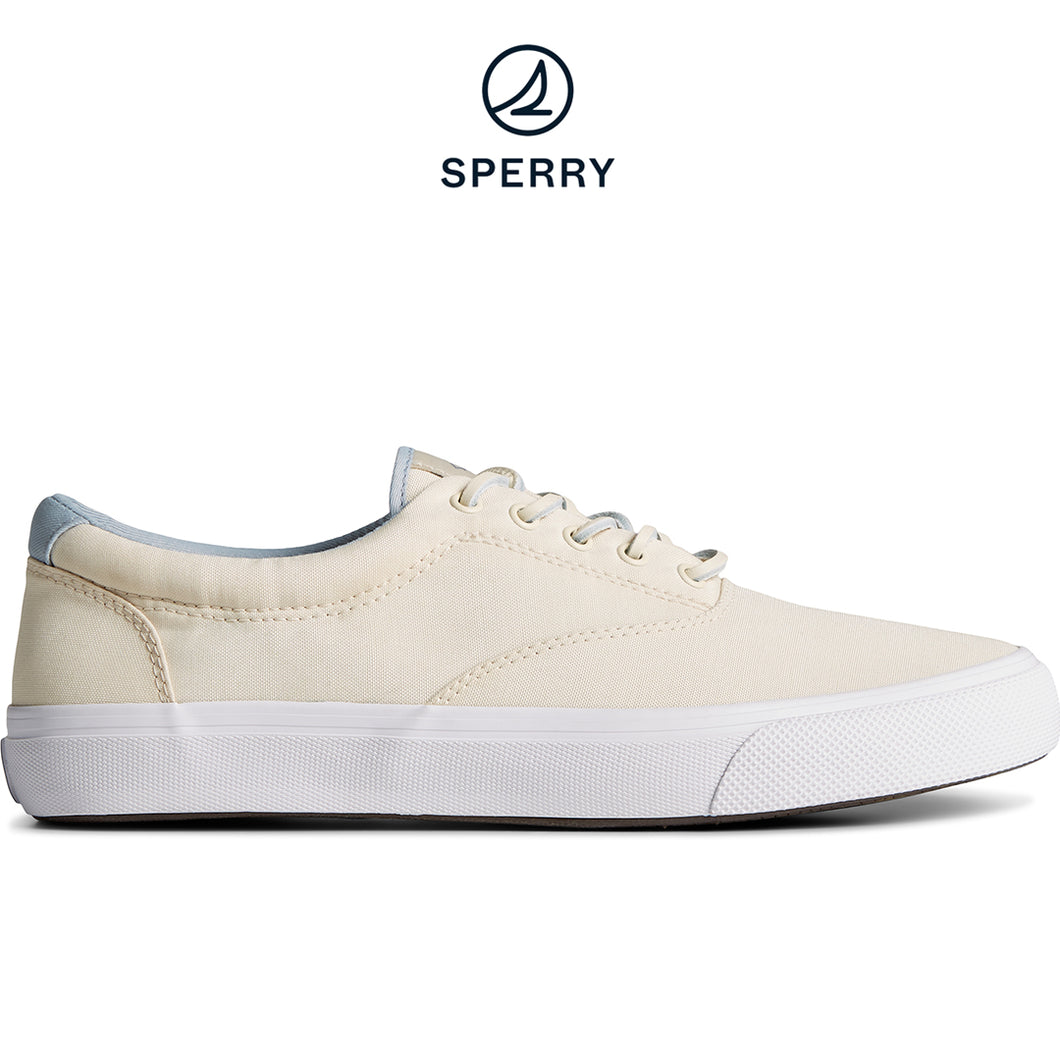 Sperry Men's Striper II SeaCycled™ Sneaker - Ivory (STS24180)