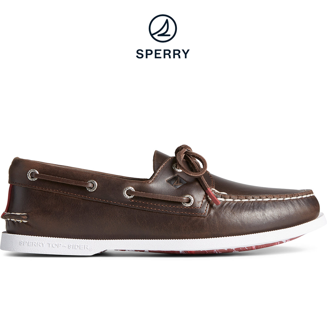 Sperry Men's Authentic Original Pullup Boat Shoe - Brown (STS24246)