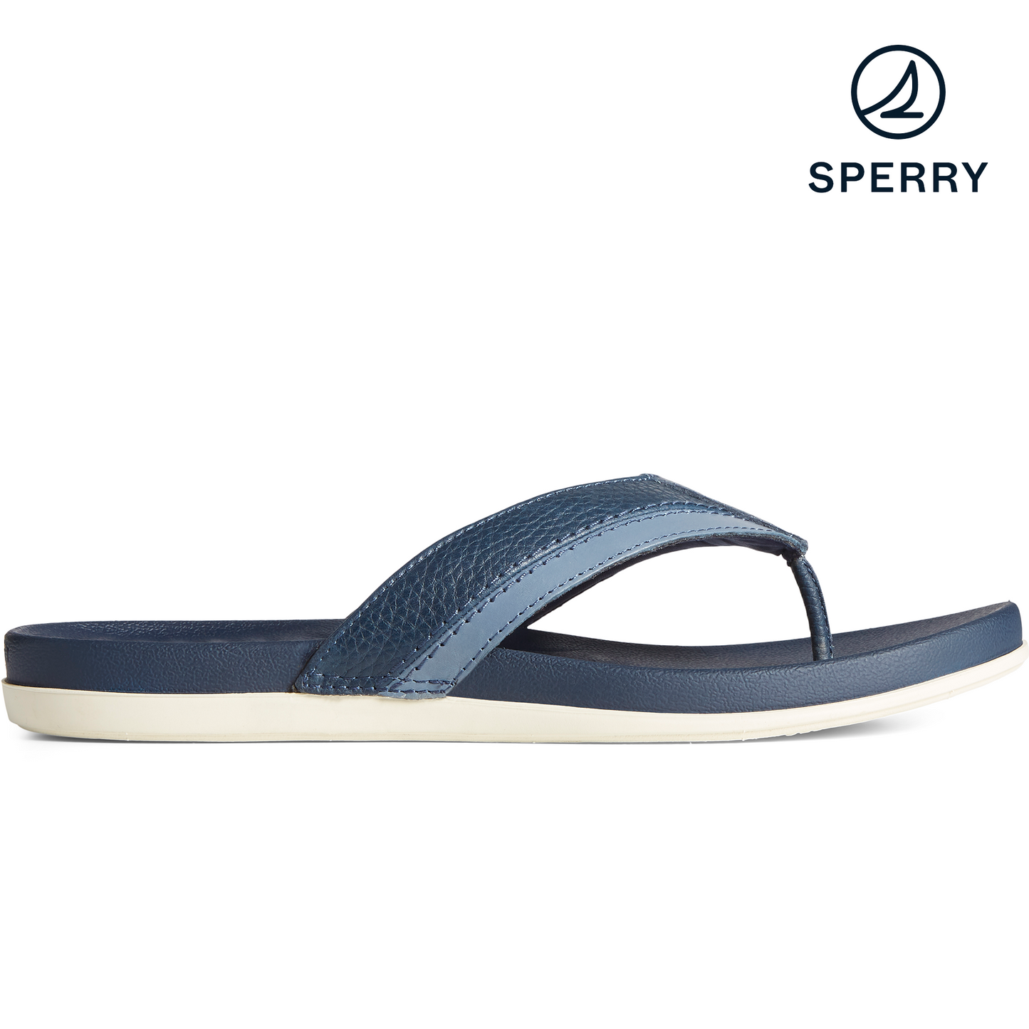 Sperry Men's PLUSHWAVE Dock Thong Flip Flop - Navy (STS24251)