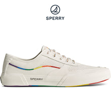 Load image into Gallery viewer, Sperry Men&#39;s SeaCycled™ Soletide Pride Sneaker - White (STS24295)
