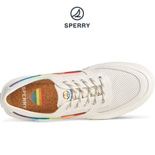 Load image into Gallery viewer, Sperry Men&#39;s SeaCycled™ Soletide Pride Sneaker - White (STS24295)
