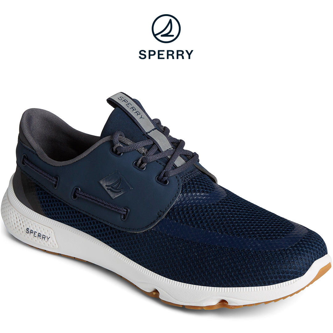 Sperry Women's 7 Seas 3-Eye Sneaker Navy (STL24363)