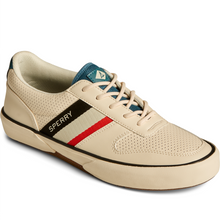 Load image into Gallery viewer, Sperry Men&#39;s Halyard Retrol Lace Up Tri-Tone Sneaker - Ivory (STS24420)
