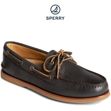 Load image into Gallery viewer, SPERRY Men&#39;s Gold Cup Authentic Original Burnished Leather - Black (STS24494)
