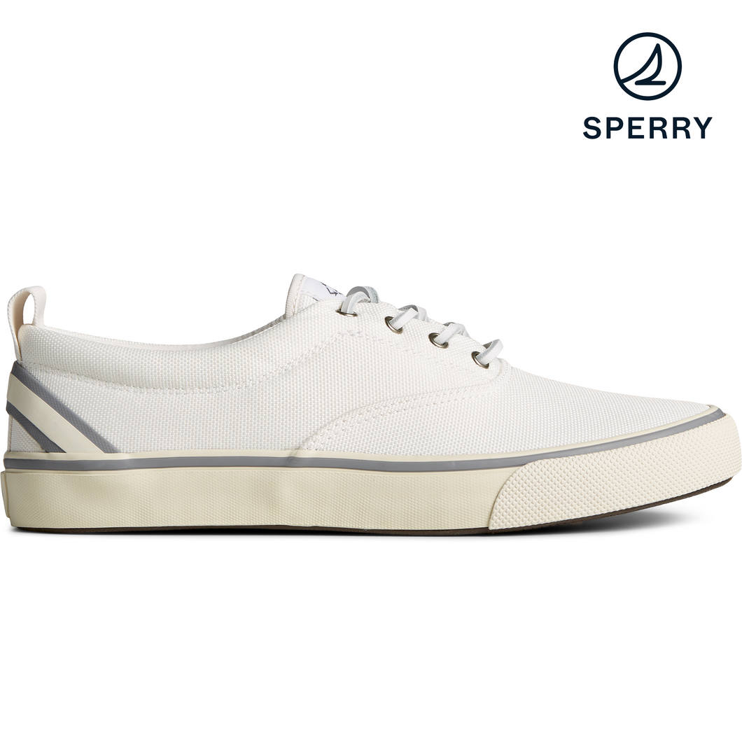 SPERRY Men's Striper II SeaCycled™ Sneaker - White (STS24721)