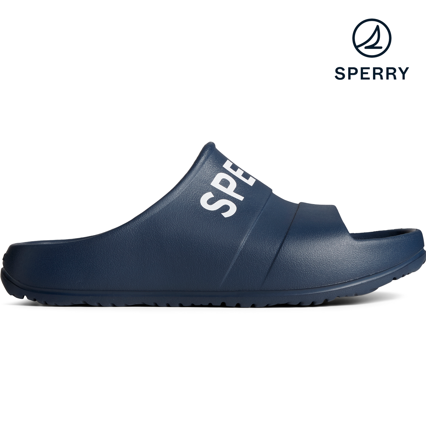 Sperry Men's Float Slide Logo Sandal - Navy (STS24797)