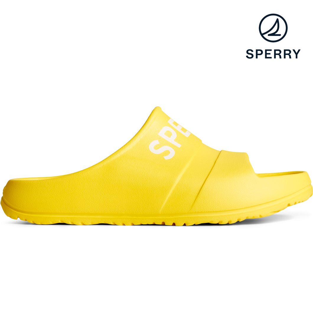 SPERRY Men's Float Slide Logo Sandal - Yellow (STS24801)