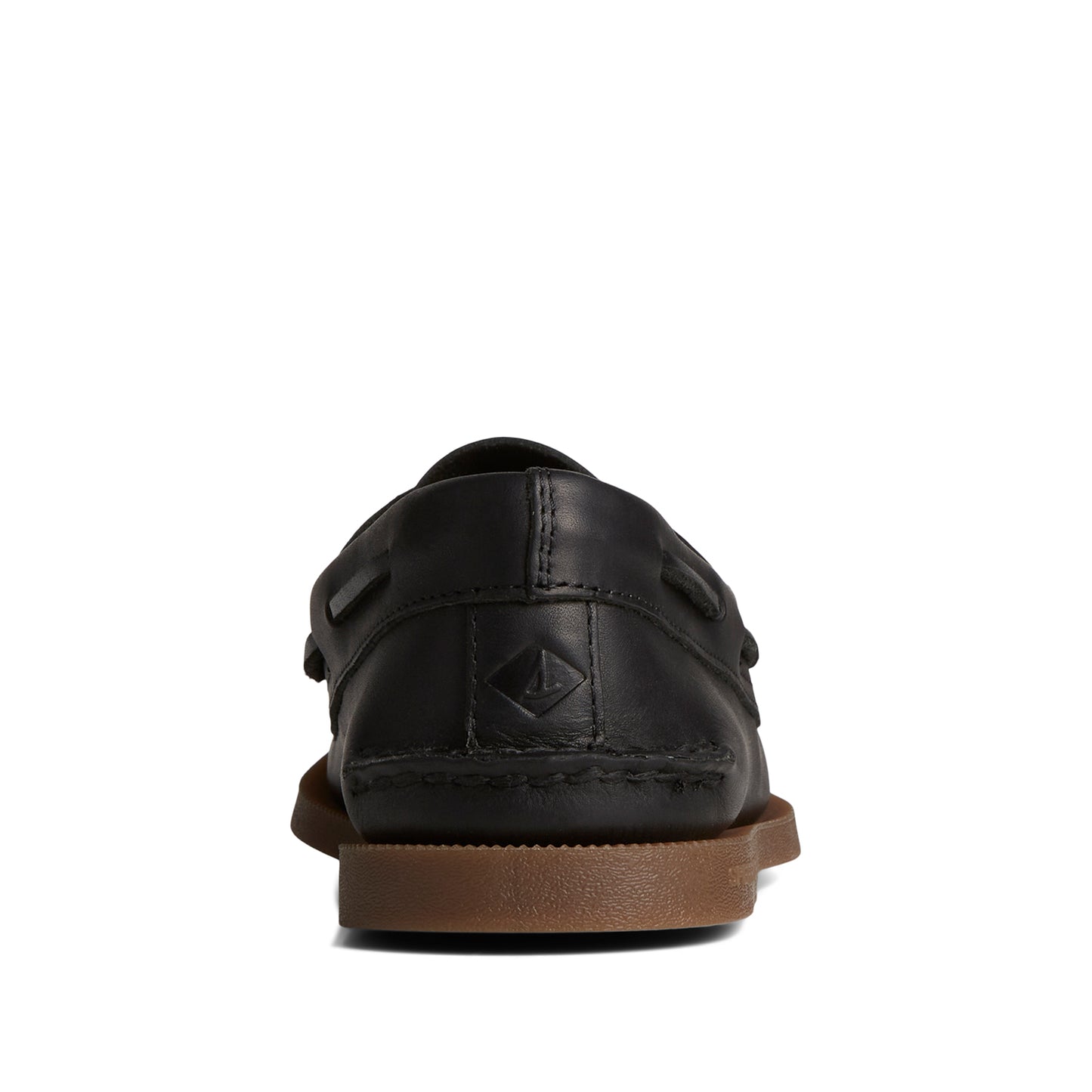 Sperry Men's Authentic Original™ Cross Lace Leather Boat Shoes Topsider - Black (4F001310)
