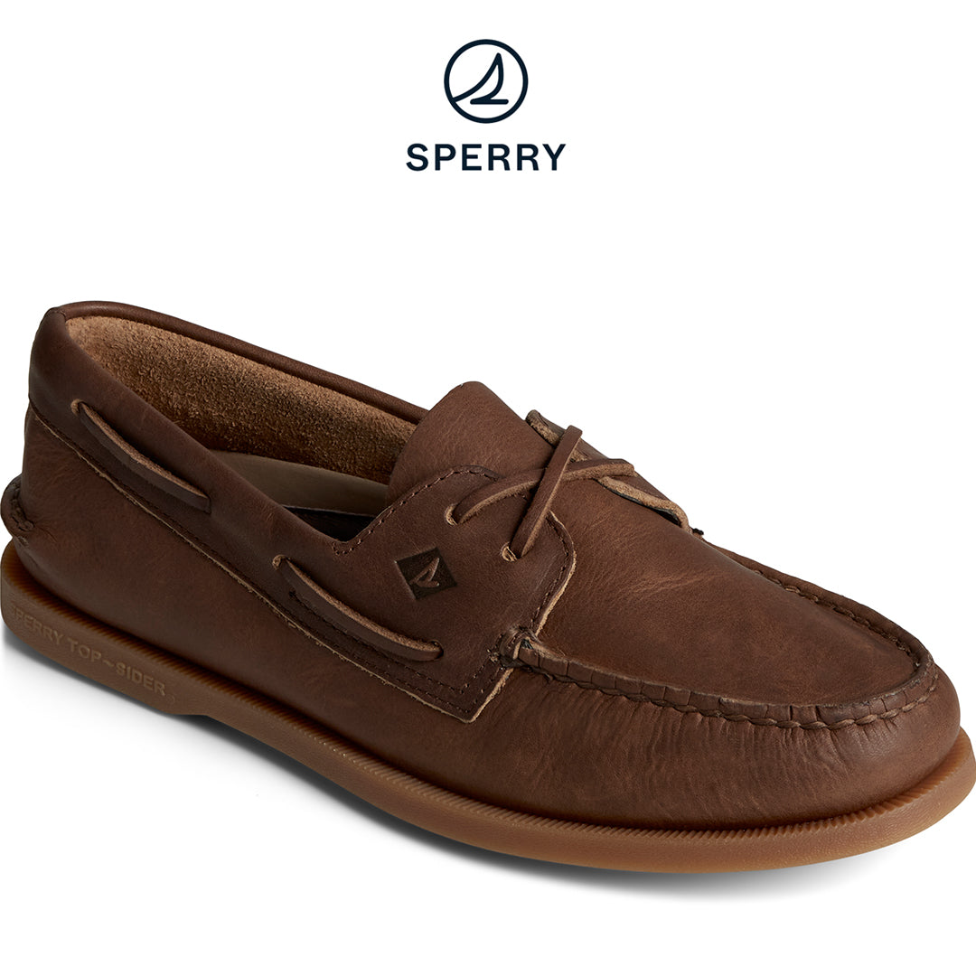 Sperry Men's A/O 2-Eye Cross Lace- Brown (STS24957)