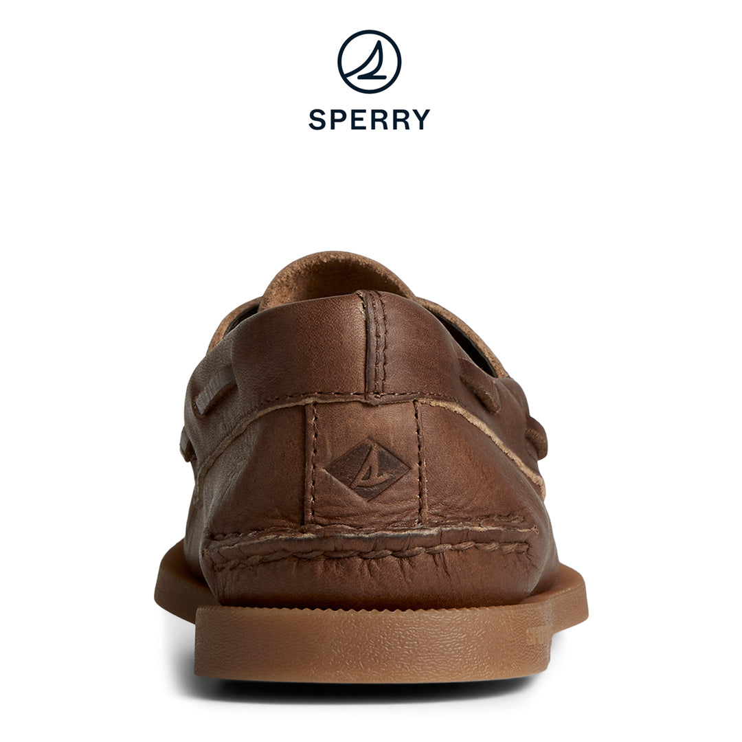 Sperry Men's A/O 2-Eye Cross Lace- Brown (STS24957)