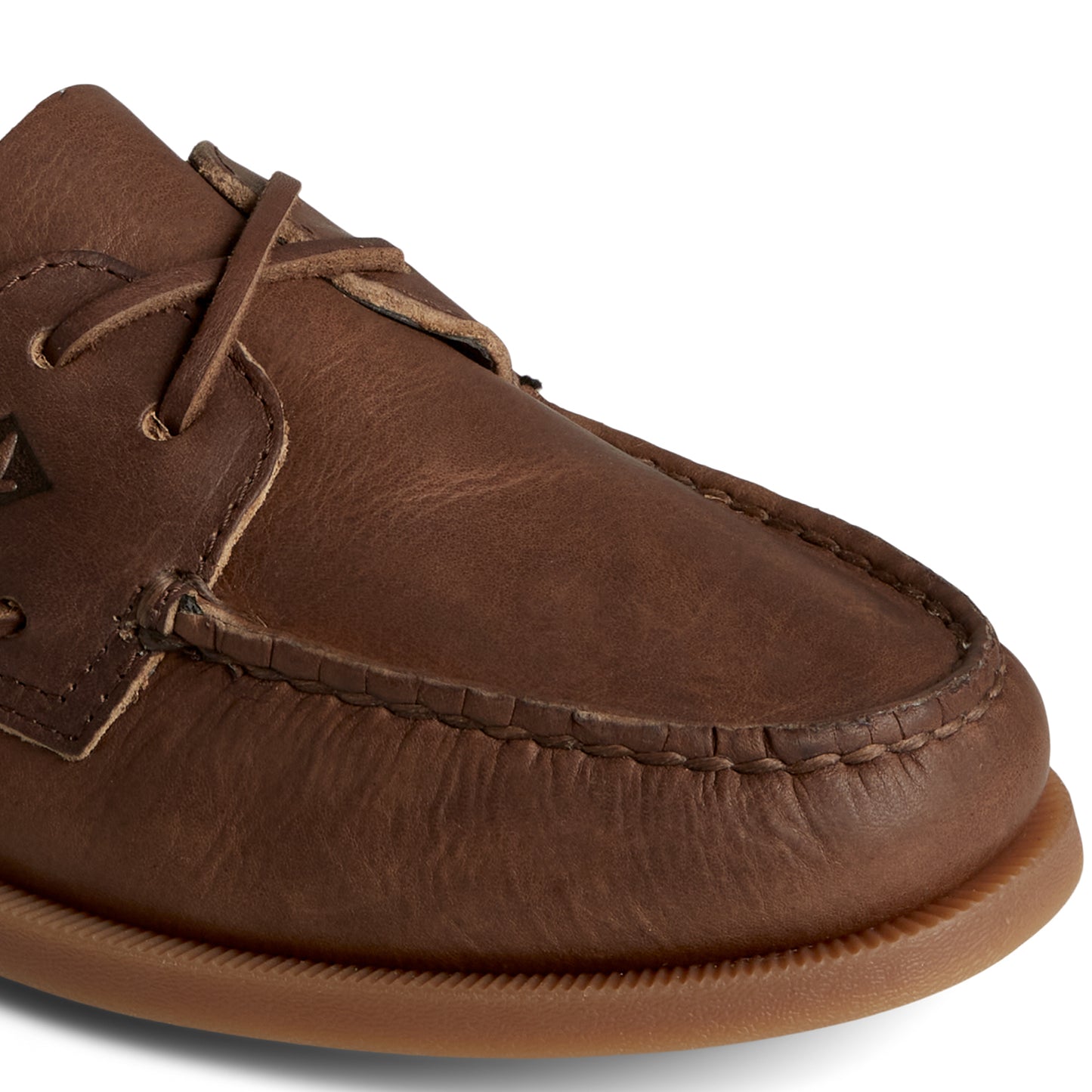 Sperry Men's Authentic Original™Cross Lace Leather Boat Shoes Topsider - Brown (24F001410)