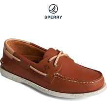Load image into Gallery viewer, Sperry Men&#39;s Authentic Original™ Vegetable Re-Tanned Leather Boat Shoe Tan (STS24960)
