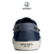 Load image into Gallery viewer, Sperry Men&#39;s SeaCycled™ Bahama II Gingham Sneaker - Blue (STS24982)

