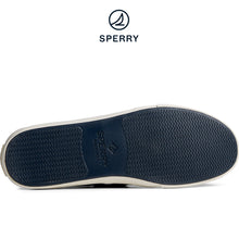 Load image into Gallery viewer, Sperry Men&#39;s SeaCycled™ Bahama II Gingham Sneaker - Blue (STS24982)
