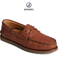 Load image into Gallery viewer, Sperry Men&#39;s Authentic Original™ Gold Cup™ Woven Boat Shoe - Tan (STS25054)
