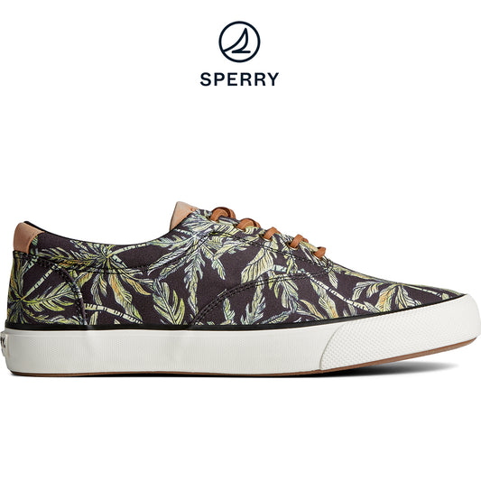 Sperry Men's SeaCycled™ Striper II Palm Sneaker Black (STS25131)