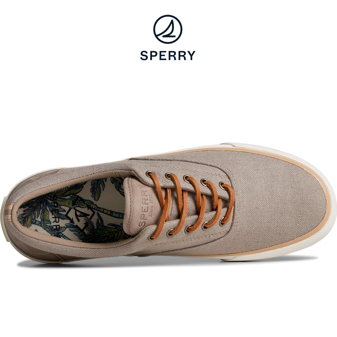 Sperry Men's SeaCycled™ Striper II Palm Sneaker Taupe (STS25134)