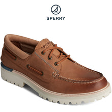 Load image into Gallery viewer, Sperry Men&#39;s Authentic Original Lug 3-Eye Boat Shoe Tan (STS25158)
