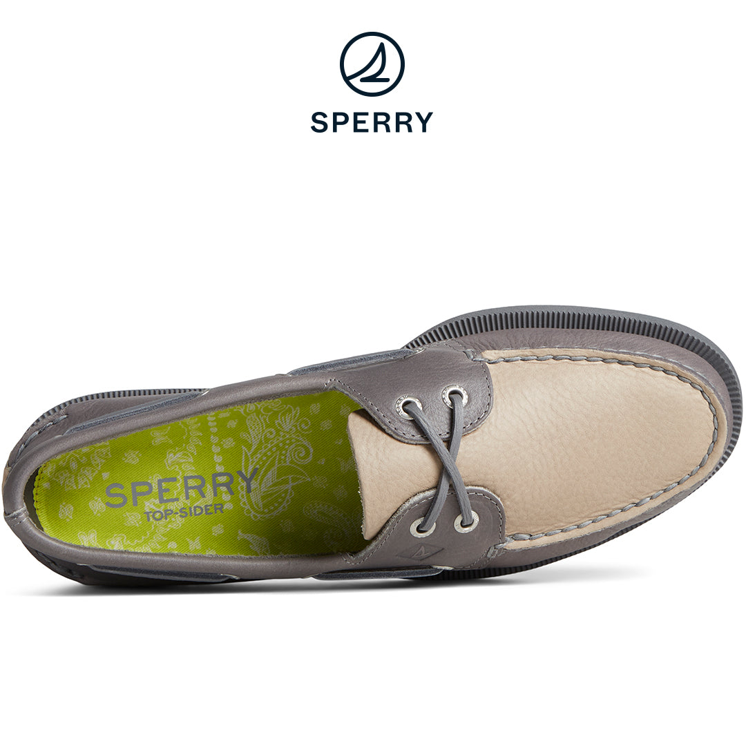 Sperry Men's Authentic Original™ Tumbled Boat Shoe Grey (STS25291)