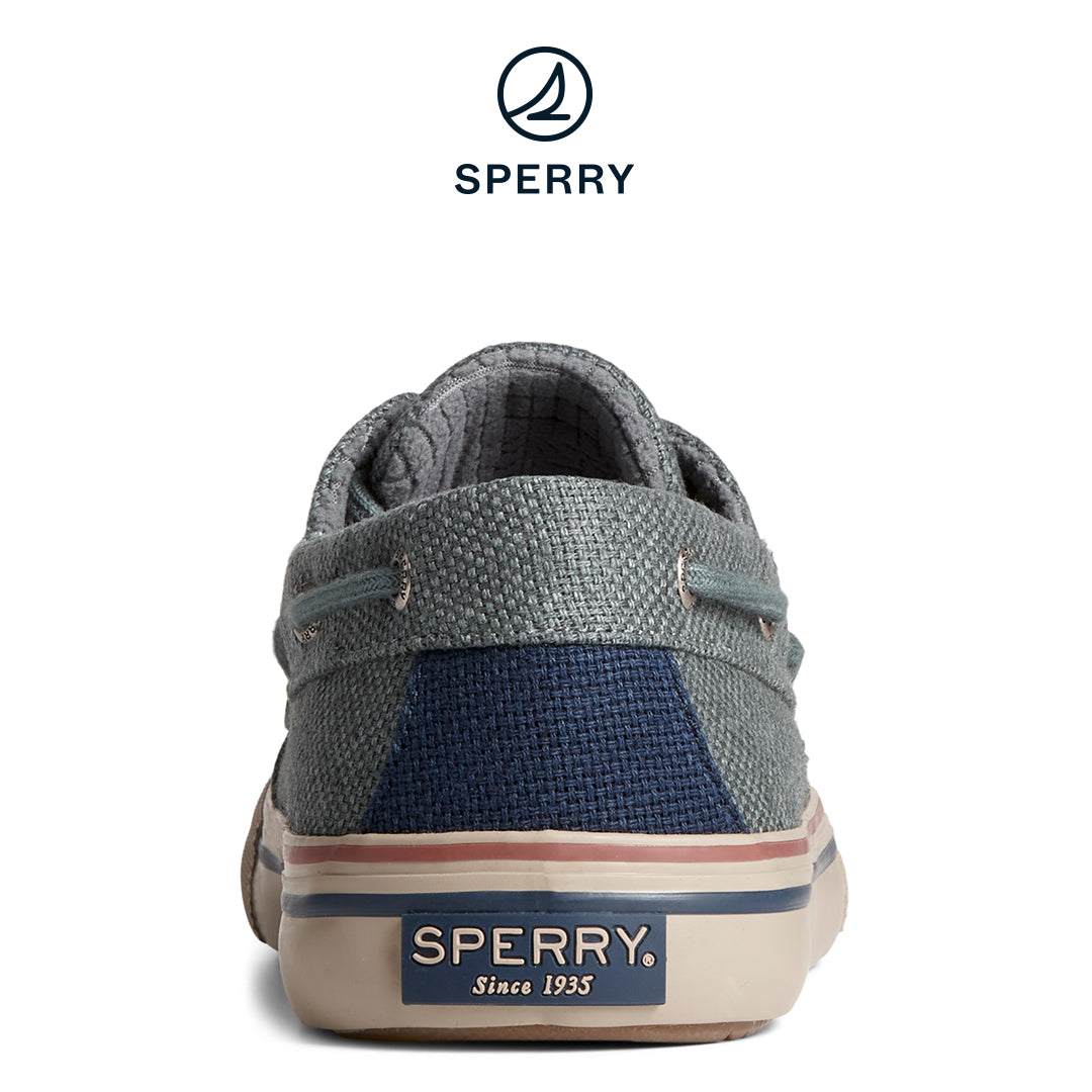 Sperry Men's SeaCycled™ Bahama Storm 3-Eye Boat Sneaker Light Grey (STS25317)