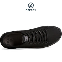 Load image into Gallery viewer, Sperry Men&#39;s SeaCycled™ Striper II Textile Sneaker Black (STS25431)
